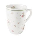 2 baltu porcelāna krūžu komplekts Brandani Nonna Rosa