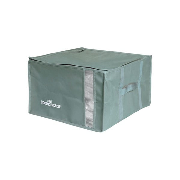 Zaļa uzglabāšanas kaste drēbju savācējam XXL Green Edition 3D vakuuma maisam, 125 l