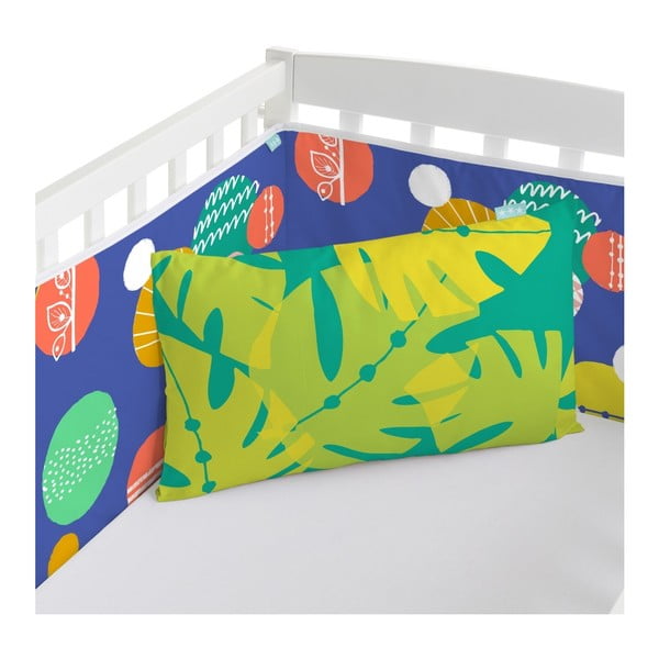 Kokvilnas apmale bērna gultiņai Moshi Moshi Geo Jungle, 210 x 40 cm-image-2