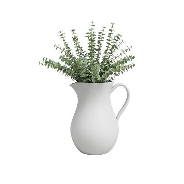 Balta keramikas rokām darināta vāze (augstums 30 cm) Harmonia – Artevasi-image-2