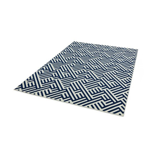 Zili balts paklājs Asiatic Carpets Linear, 80 x 150 cm-image-2