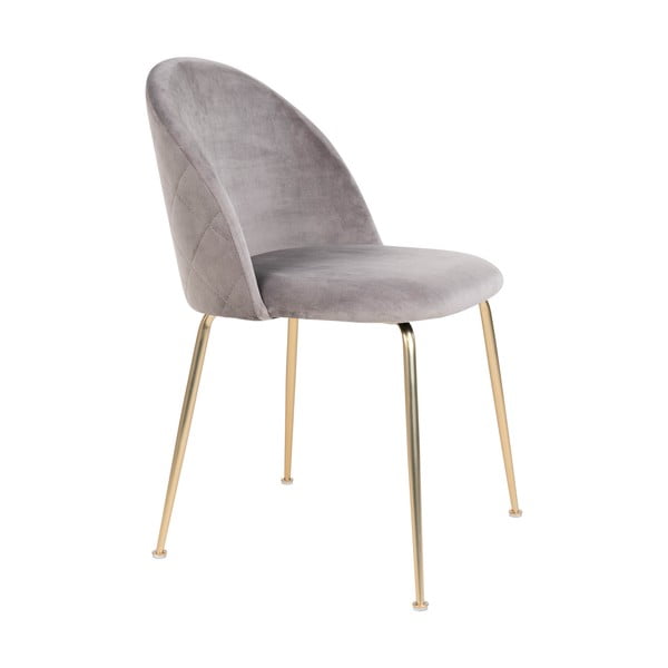 Gaiši pelēki samta pusdienu krēsli (2 gab.) Geneve – House Nordic-image-3