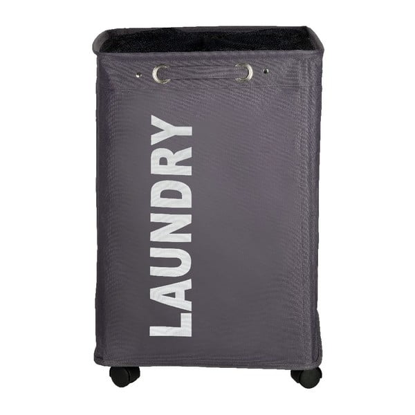 Pelēks veļas grozs Wenko Quadro, 79,2 l-image-3