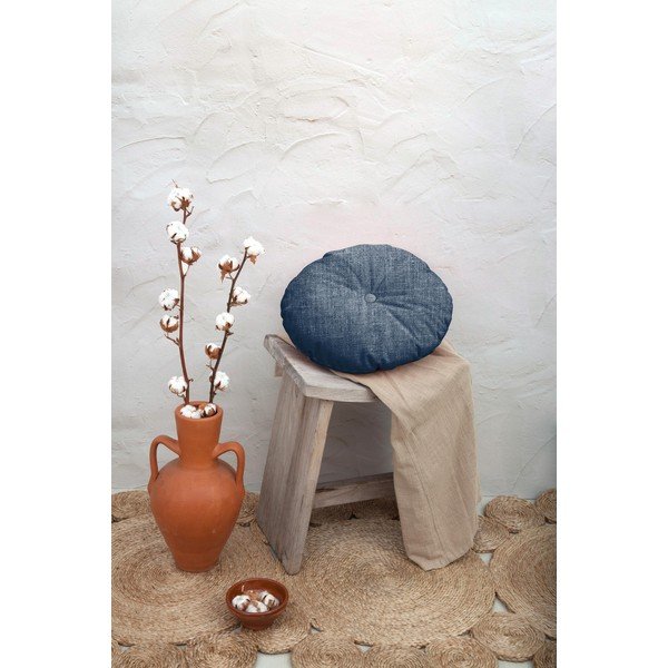 Zils spilvens Really Nice Things Cojin Redondo Blue, ⌀ 45 cm-image-1