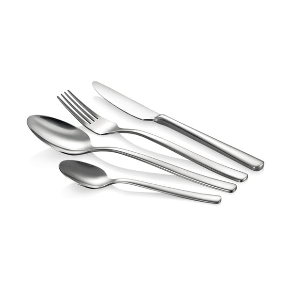 Nerūsējošā tērauda galda piederumi sudraba krāsā Victoria – Tescoma-image-2