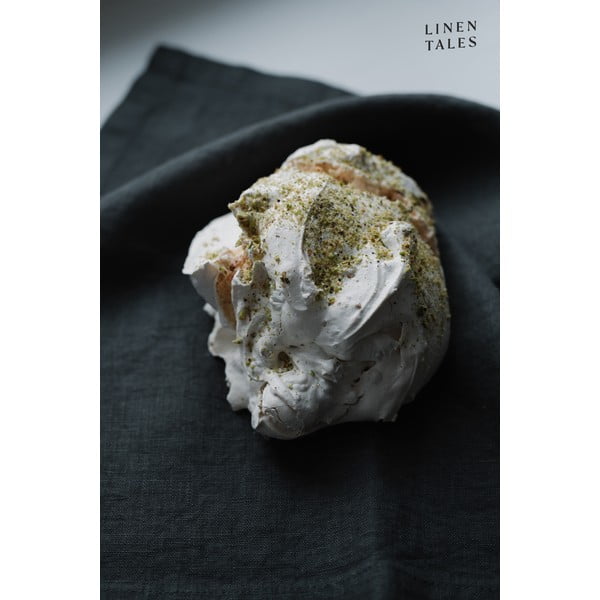 Tumši pelēks lina paliktnis Linen Tales, 35 x 45 cm-image-4