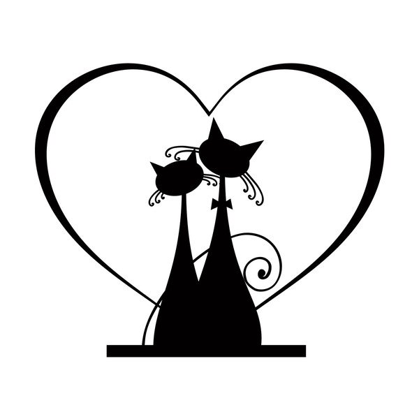 Uzlīmes Fanastick Cats in Love-image-1