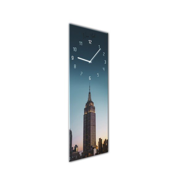 Sienas pulkstenis Styler Stikla pulkstenis Manhattan, 20 x 60 cm