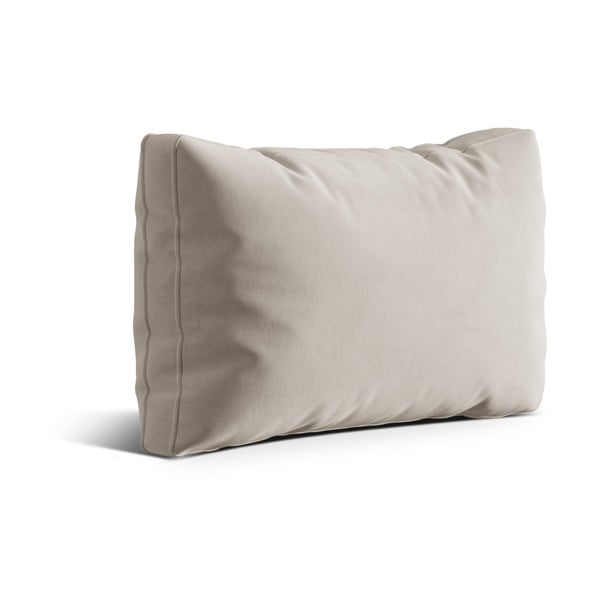 Bēšs samta dīvāna spilvens Kemi – Cosmopolitan Design-image-1