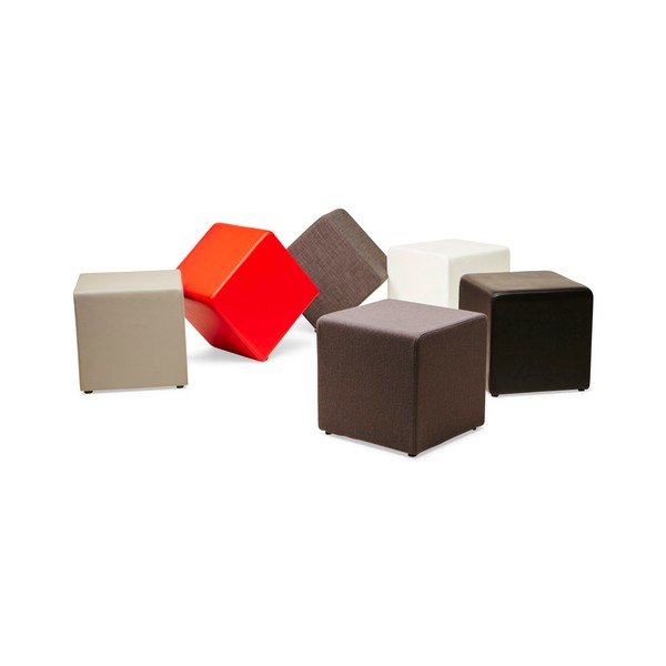 Sarkana pufs Kokoon Rubik-image-1