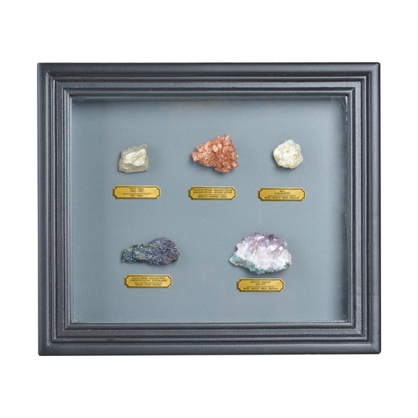 Minerālu kolekcija rāmī Esschert Design