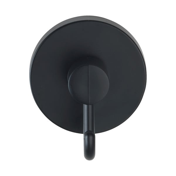 2 melnu sienas dvieļu āķu komplekts Wenko Vacuum-Loc® Pavia-image-2