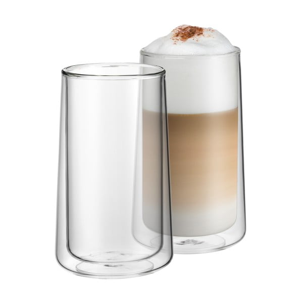 2 dubultsienu latte glāžu komplekts WMF, augstums 13 cm