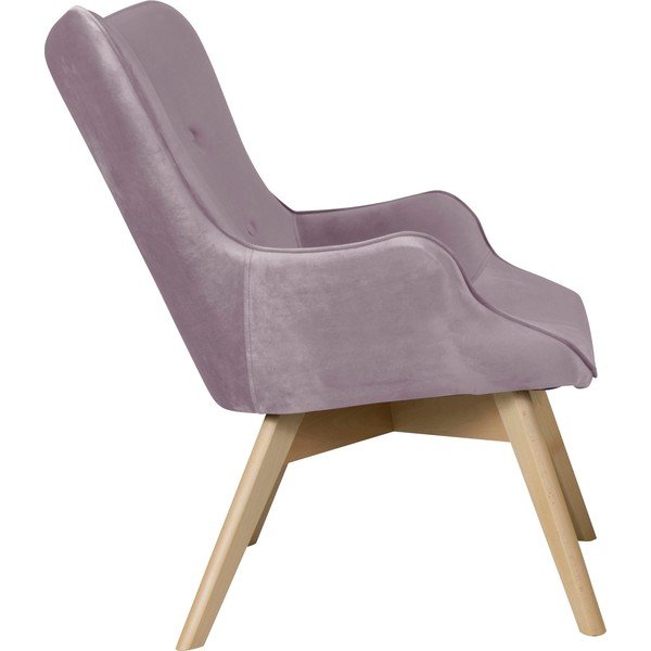 Gaiši violets samta atpūtas krēsls Niko – Ropez-image-3