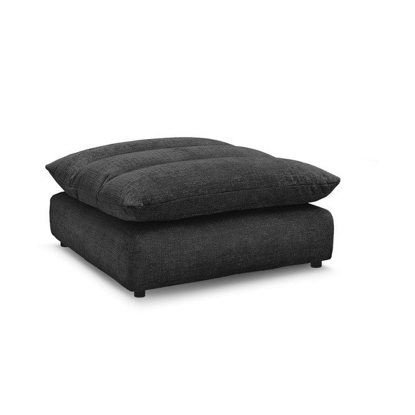 Melns kāju soliņš no šenila auduma Neil – Bobochic Paris