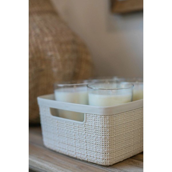 Uzglabāšanas plastmasas uzglabāšanas grozs Jute – Curver-image-3