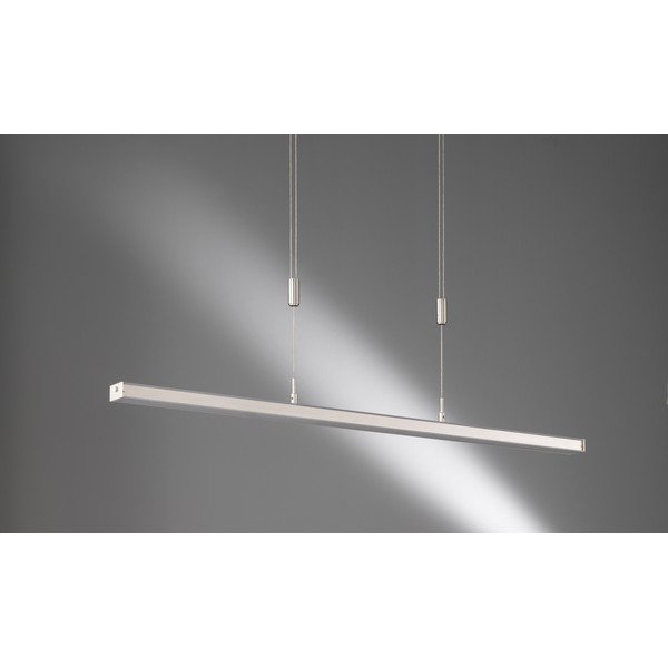 Sudraba krāsas metāla LED piekaramā lampa ar regulējamu spilgtumu Vitan – Fischer & Honsel-image-1
