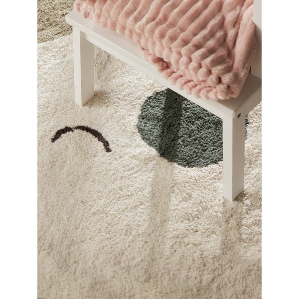 Krēmkrāsas mazgājams/ar rokām darināts kokvilnas bērnu paklājs 140x200 cm Snuggle Rio – Hanse Home-image-4