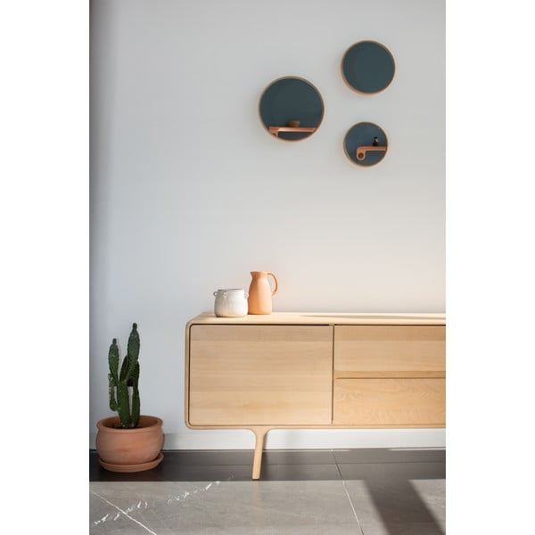 TV kumode no ozola masīvkoka Gazzda Fawn Natural-image-3