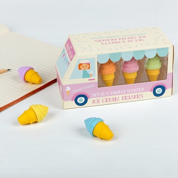6 dzēšgumiju komplekts Rex London Ice Cream-image-1