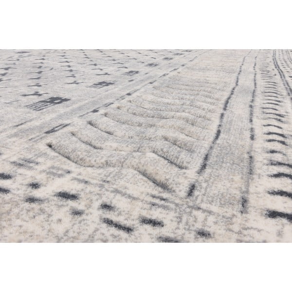 Balts vilnas paklājs 230x340 cm Masi – Agnella-image-4