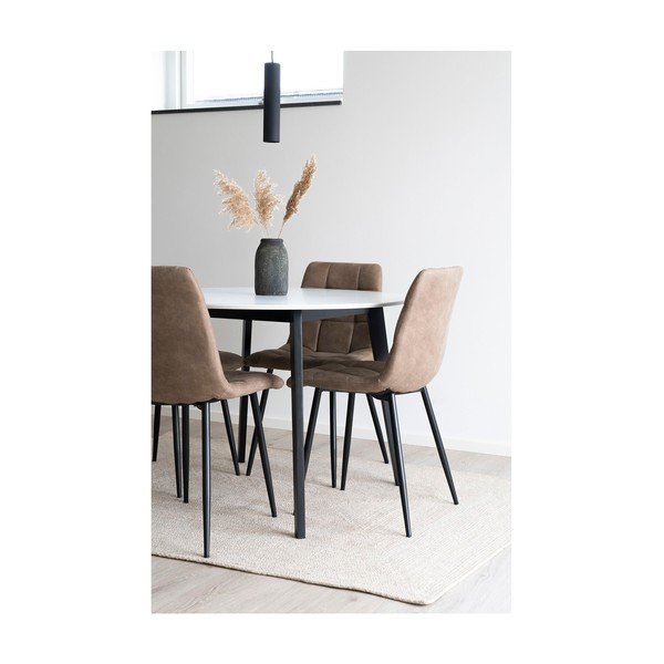 Krēmkrāsas āra paklājs no pārstrādātas šķiedras 200x300 cm Menorca – House Nordic-image-1