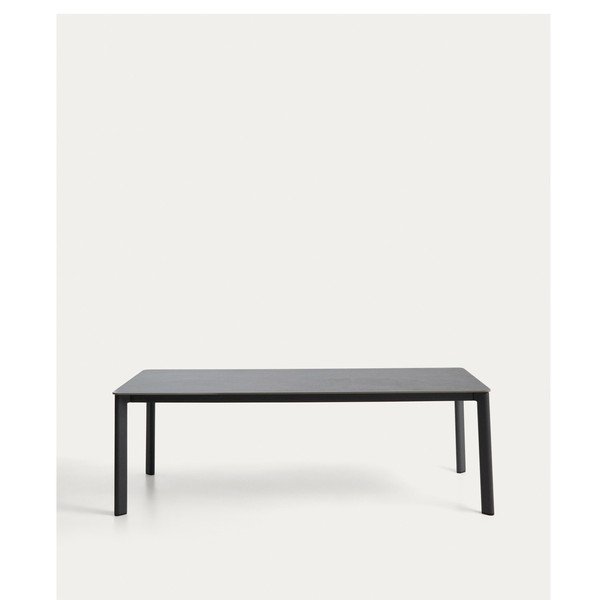 Dārza ēdamgalds ar akmens galda virsmu 100x220 cm Anafi – Kave Home-image-3