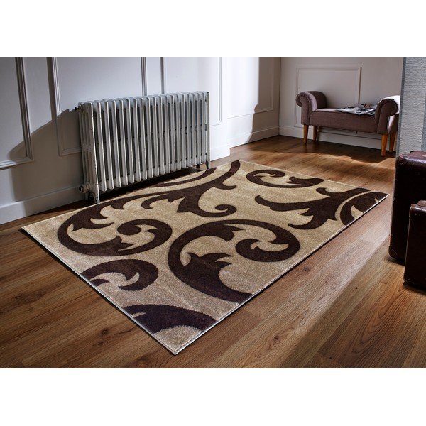 Bēšs un brūns paklājs Flair paklāji Elude Beige Brown, 160 x 230 cm-image-1