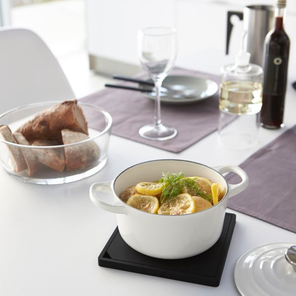 Kvadrātveida melns karsta katla paliktnis YAMAZAKI Tower Square-image-1