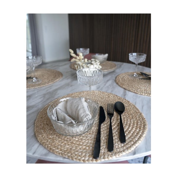 Džutas galda paliktņi (4 gab.) ø 38 cm Bombay – House Nordic-image-4