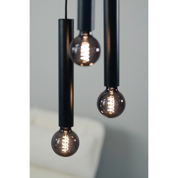 Melna piekaramā lampa ar metāla abažūru 25x25 cm Sencillo – Markslöjd-image-2