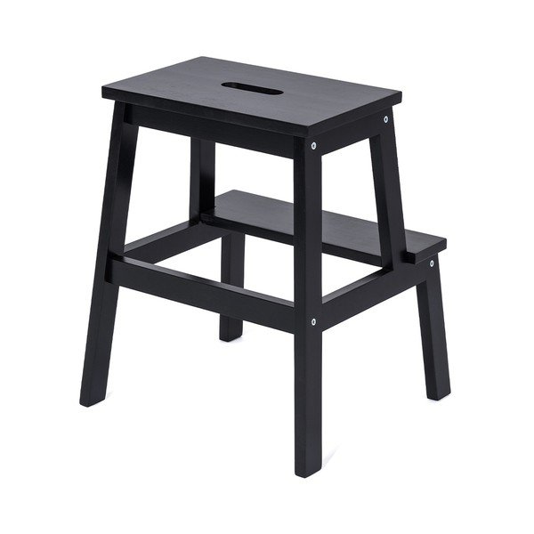 Melna gumijkoka taburete Corg – Bonami Selection-image-1