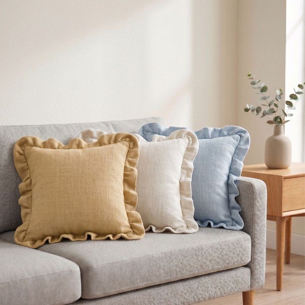Spilvendrānas (2 gab.) 40x40 cm Linen – Mioli Decor-image-3