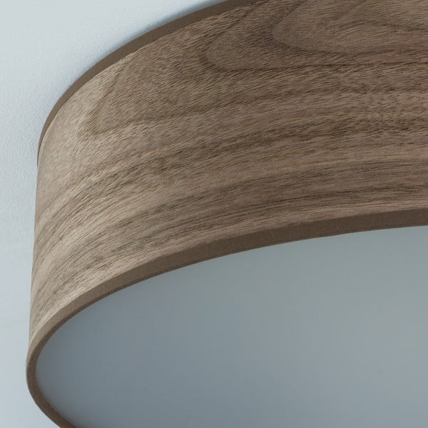 Griestu lampa no dabīgā valriekstu finiera Sotto Luce TSURI L, ⌀ 40 cm-image-4