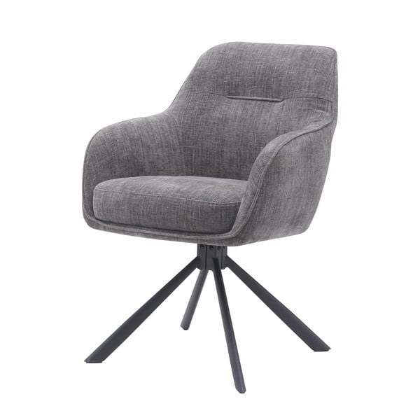 Pelēki polsterēti ēdamistabas krēsli (2 gab.) Avola – Unique Furniture-image-3