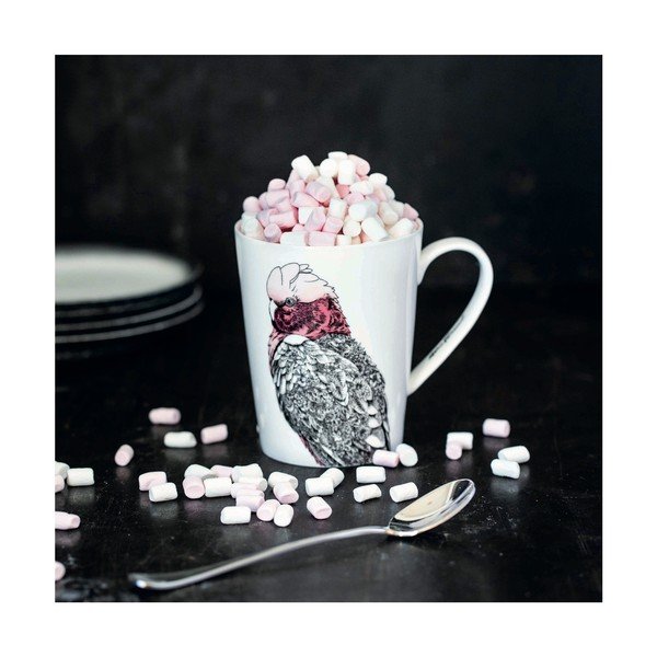 Balta porcelāna krūze Maxwell & Williams Marini Ferlazzo Galah, 450 ml-image-1