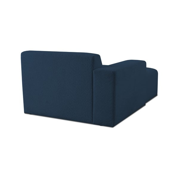Tumši zils modulārais dīvāns no buklē auduma (ar kreiso stūri) Roxy – Scandic-image-3