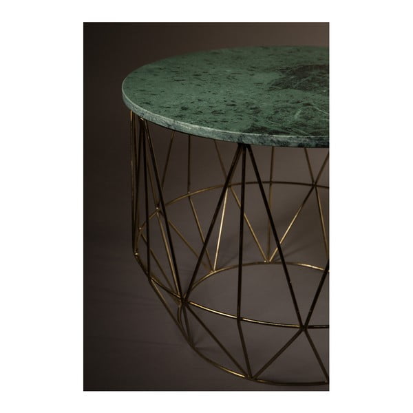 Marmora sānu galdiņš Dutchbone, ⌀ 51 cm-image-1