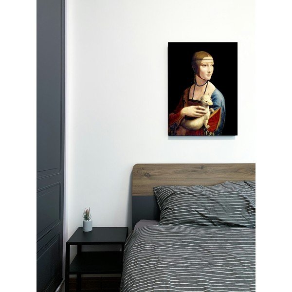 Reproducēta glezna 50x70 cm Lady with an Ermine, Leonardo Da Vinci – Fedkolor-image-1