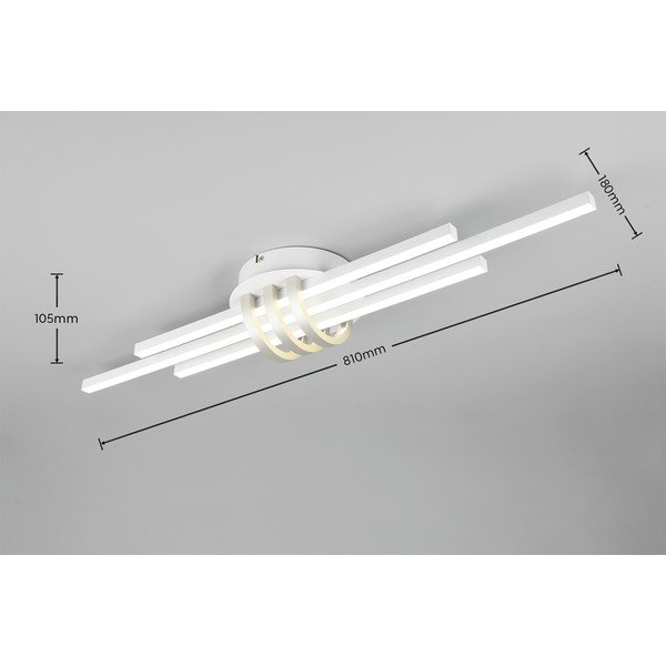 Balta LED griestu lampa 18x81 cm Cinto – Reality-image-4