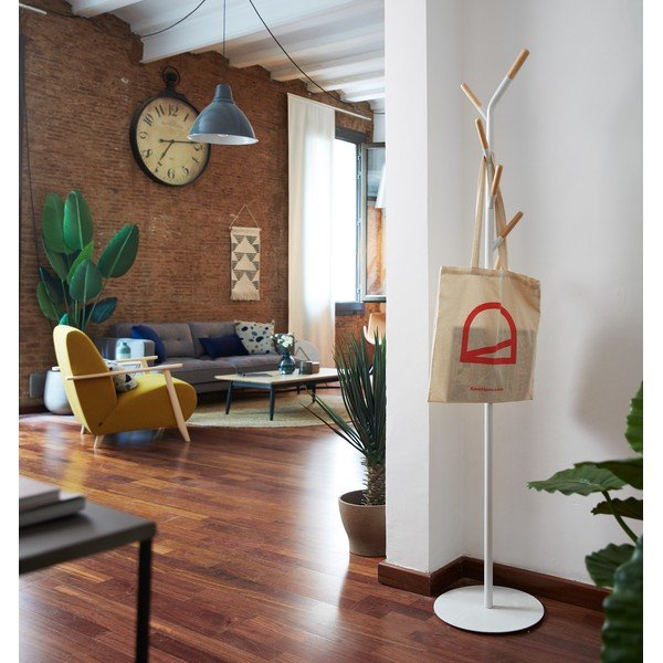 Balts mēteļu pakaramais Kave Home Bren-image-1