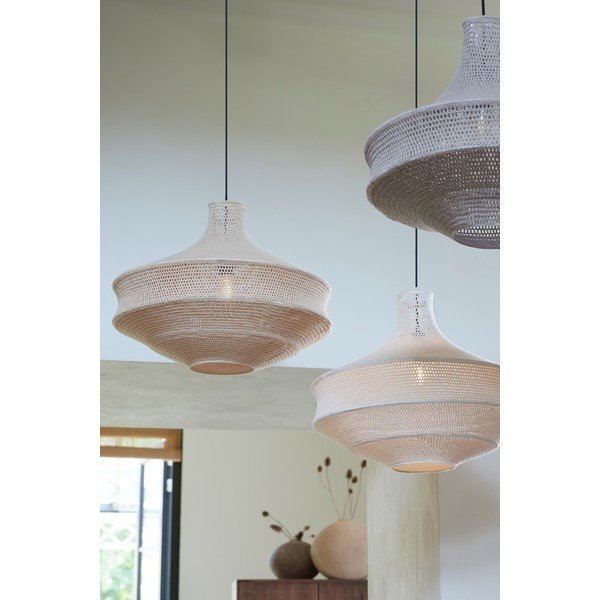 Krēmkrāsas abažūrs ø 50 cm Viggo – Light & Living-image-1