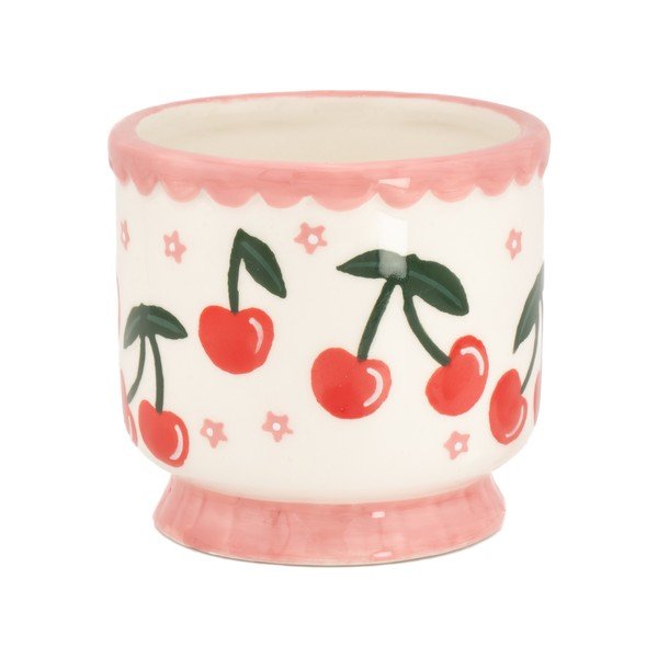Keramikas puķu poda apvalks ø 7,5 cm Fruit – Sass & Belle
