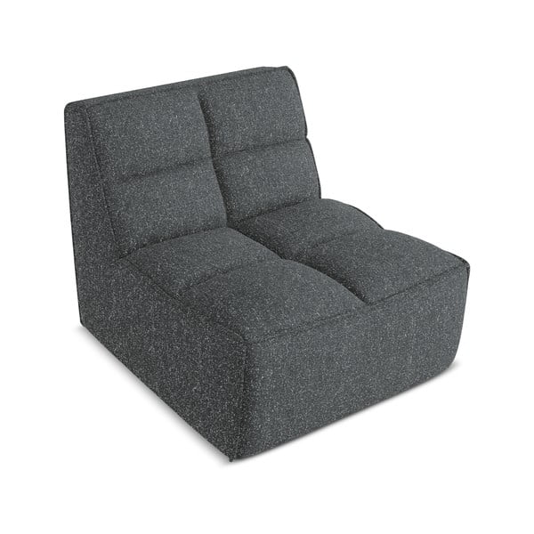 Tumši pelēka modulārā dīvāna daļa Kalai – Makamii-image-2