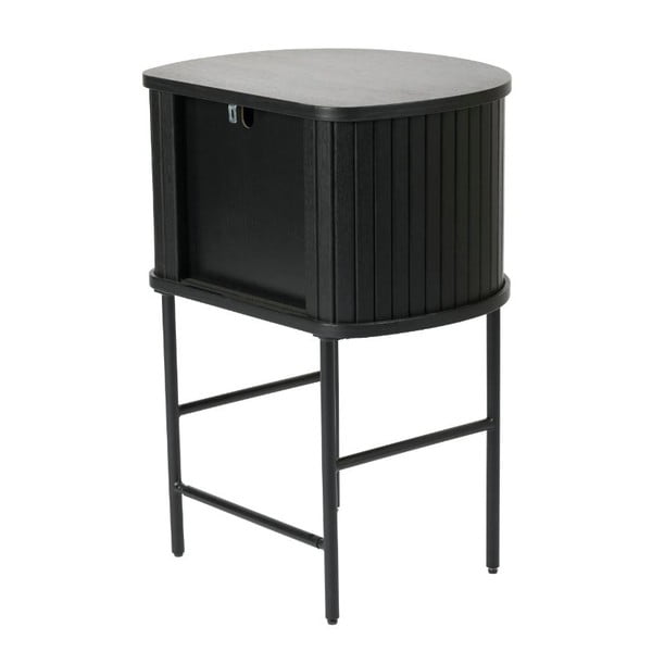 Melns naktsskapītis Nola – Unique Furniture-image-4