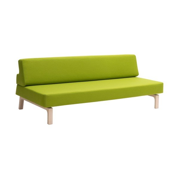 Laima zaļš izvelkamais dīvāns Softline Lazy-image-3