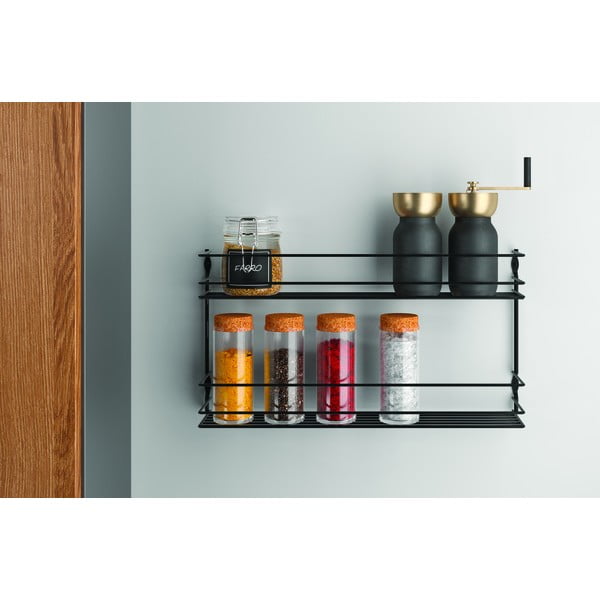 Tērauda sienas garšvielu organizators Pepito – Metaltex-image-1