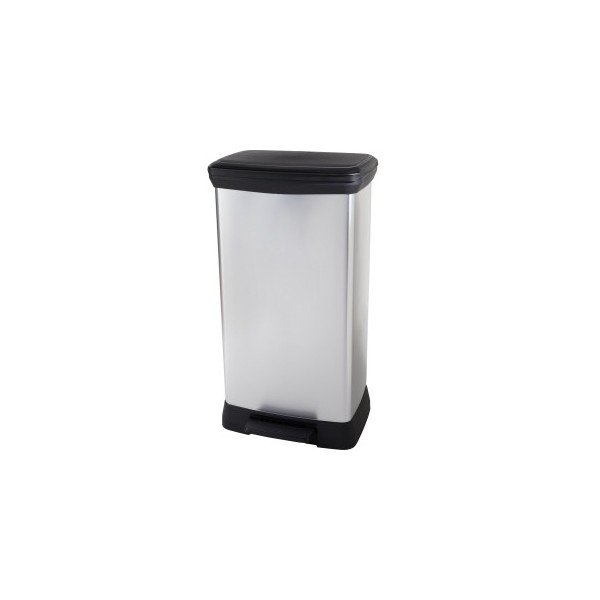 Plastmasas atkritumu tvertne šķirotiem atkritumiem/ar pedāli 23+23 l Deco – Curver-image-1