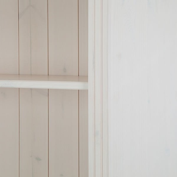 Balts priedes masīvkoka TV plauktu komplekts 140x223 cm Anita – Støraa-image-3