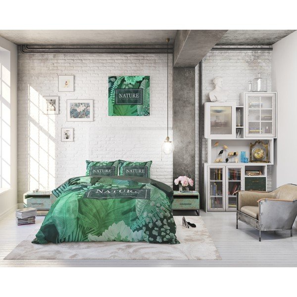Kokvilnas vienvietīga gultasveļa Pure Cotton Organic Nature, 140 x 200/220 cm-image-4